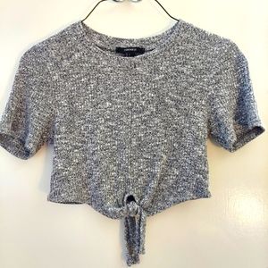 Forever 21 Grey Crop